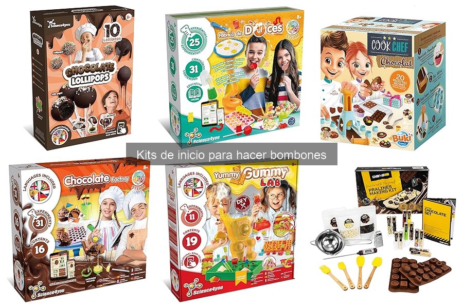 ¿Qué incluye un kit de inicio para hacer bombones?