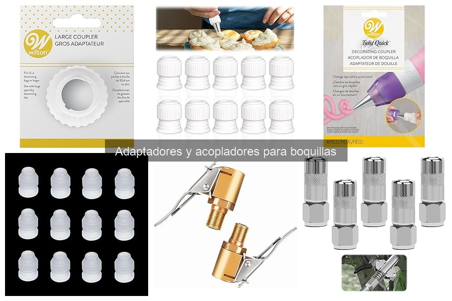 ¿Qué son los adaptadores y acopladores para boquillas?