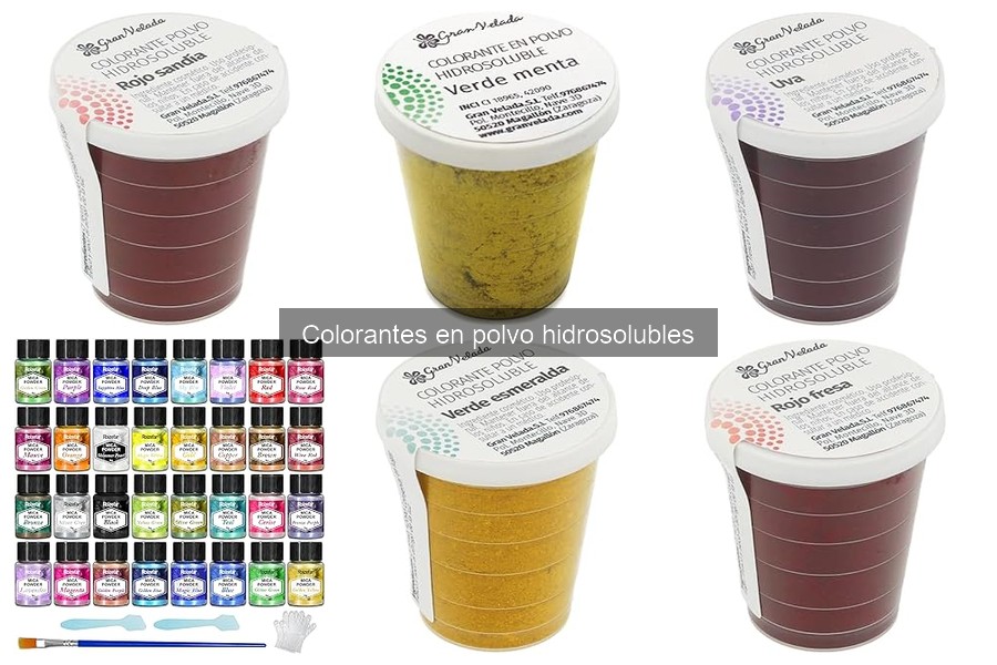 ¿Qué son los colorantes en polvo hidrosolubles? Guía completa