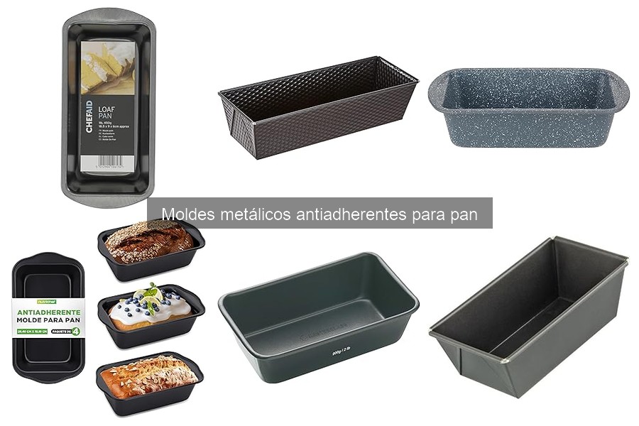 Qué son los moldes metálicos antiadherentes para pan