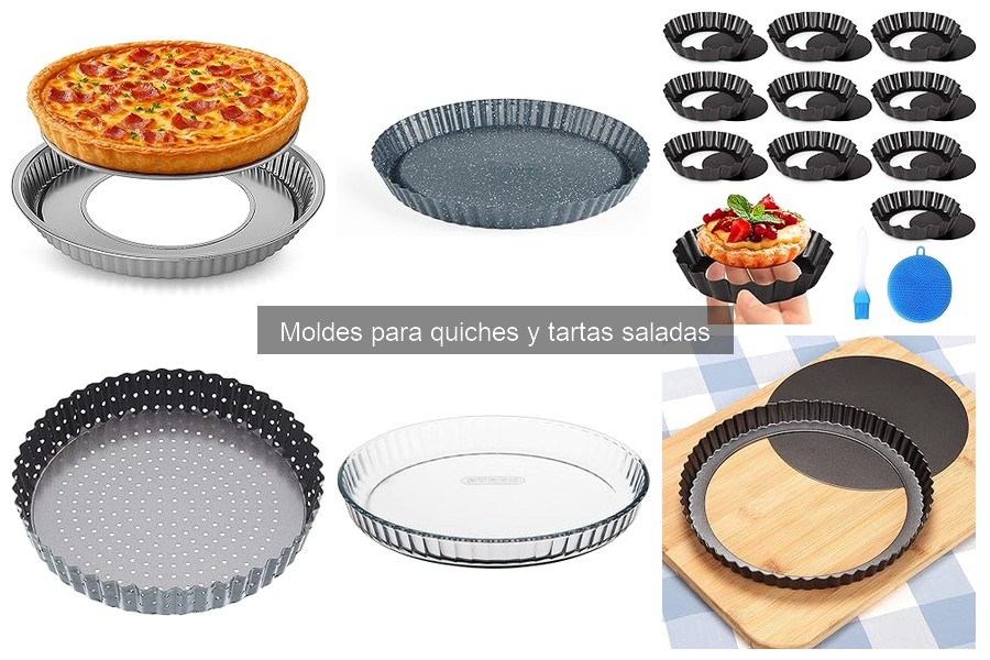 ¿Qué son los moldes para quiches y tartas saladas?