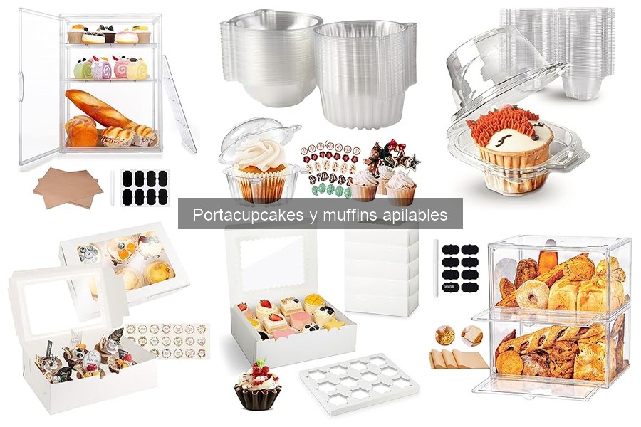 ¿Qué son los portacupcakes y muffins apilables?