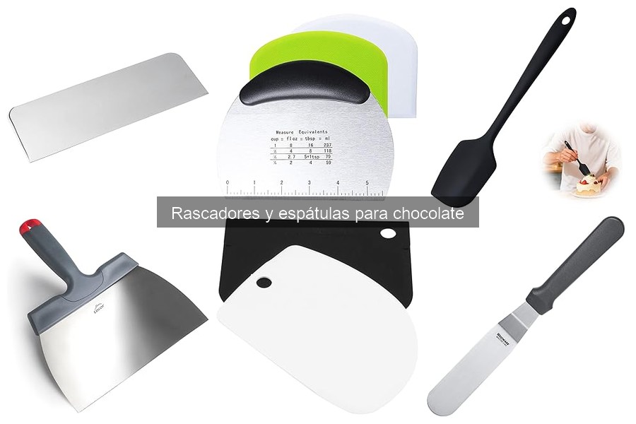 ¿Qué son los rascadores y espátulas para chocolate?