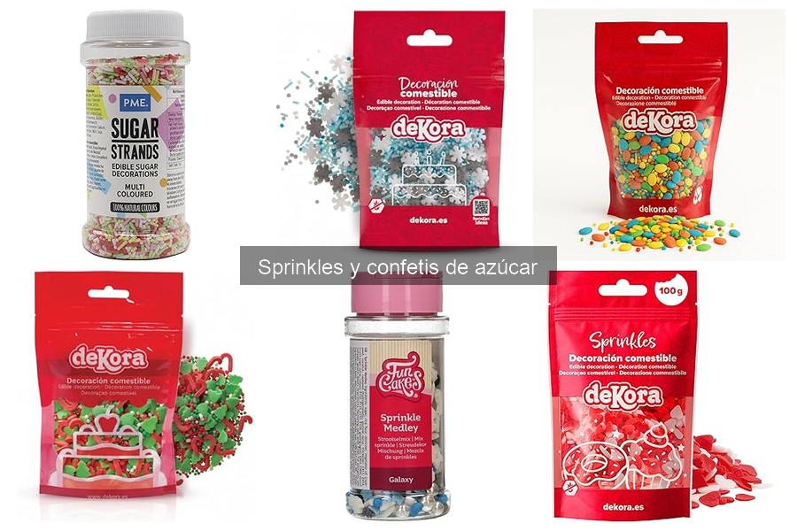 ¿Qué son los sprinkles y confetis de azúcar? Descubre su magia