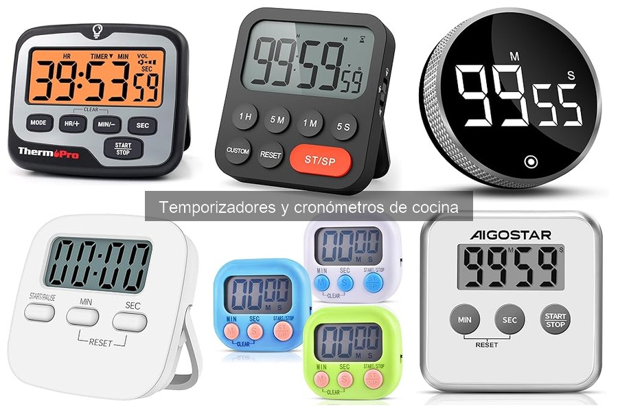 ¿Qué son los temporizadores de cocina y cómo funcionan?
