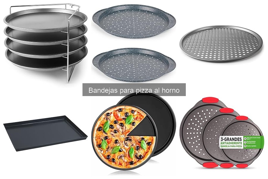 Recetas deliciosas con bandejas para pizza al horno