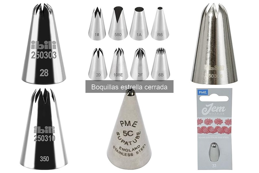 Recetas Deliciosas con Boquillas Estrella Cerrada