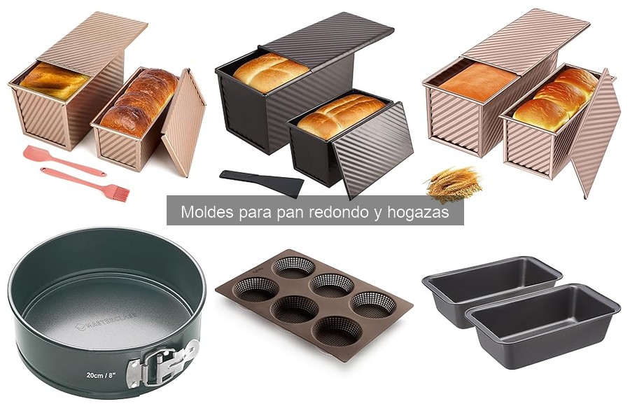 Recetas deliciosas con moldes para pan redondo en casa