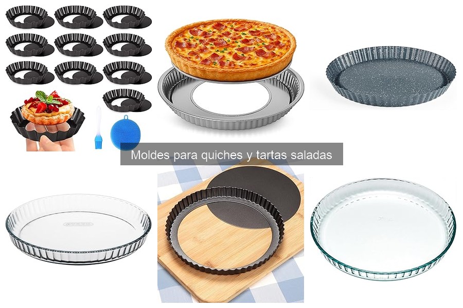 Recetas deliciosas con moldes para quiches y tartas saladas