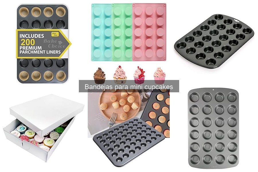 Recetas deliciosas para hacer en bandejas de mini cupcakes