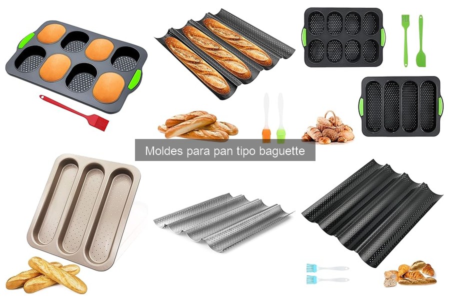 Recetas Deliciosas para Moldes de Pan Tipo Baguette