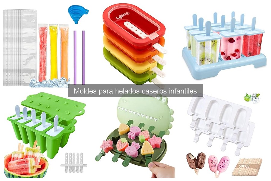 Recetas fáciles de helados en moldes infantiles