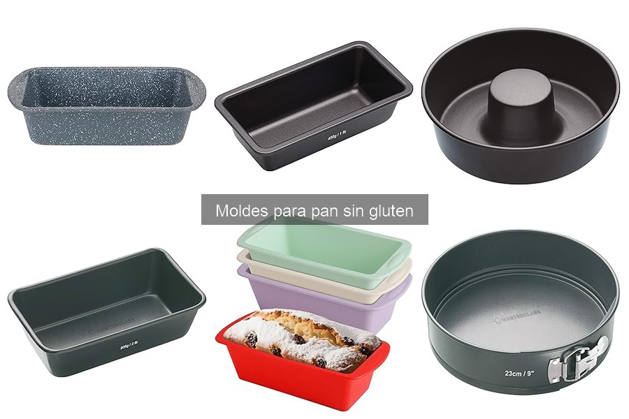 Recetas fáciles de pan sin gluten con moldes específicos