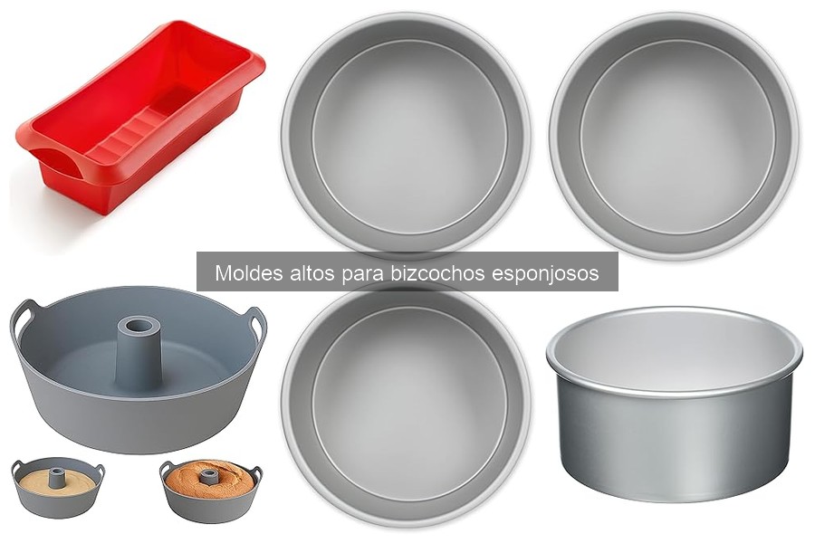 Recetas irresistibles con moldes altos para bizcochos esponjosos