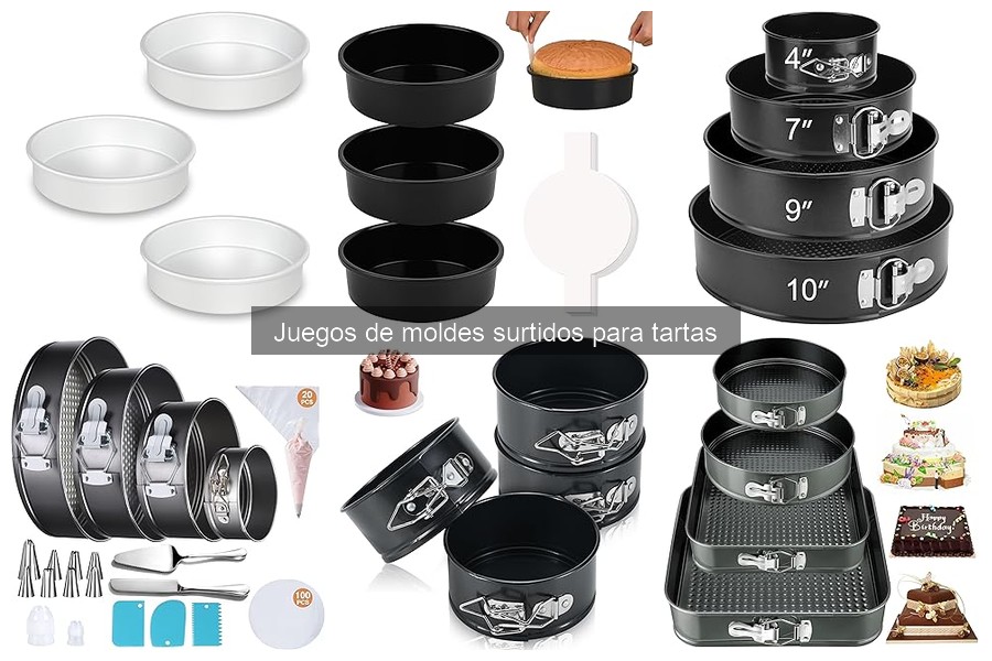 Recetas populares para hacer con moldes surtidos para tartas