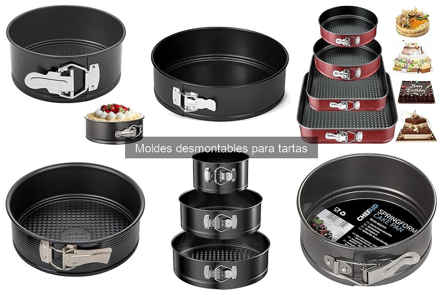 ¿Se pueden usar moldes desmontables para tartas saladas?