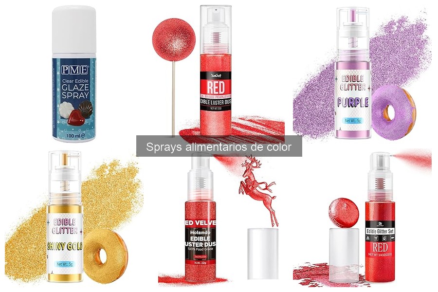 ¿Son seguros los sprays alimentarios de color? Guía completa