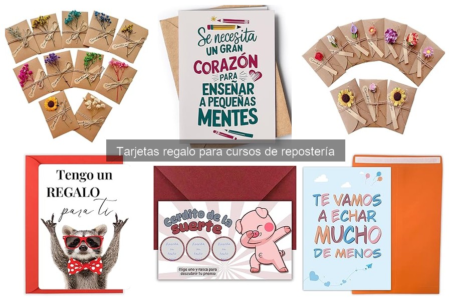Tarjetas Regalo para Cursos de Repostería: ¿Qué Son y Beneficios?