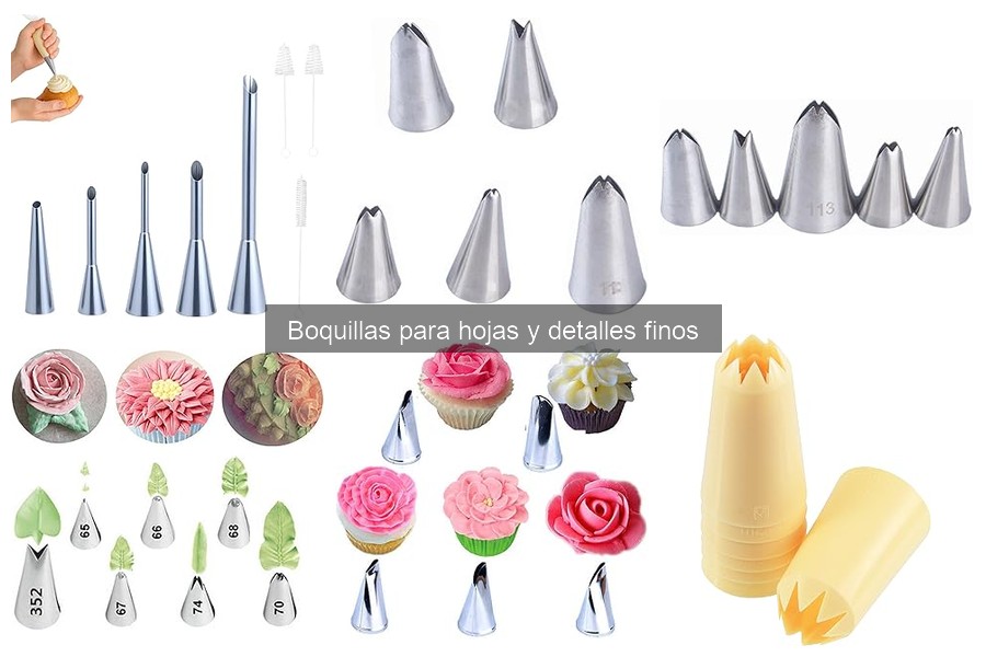 Técnicas avanzadas con boquillas para decorar tartas