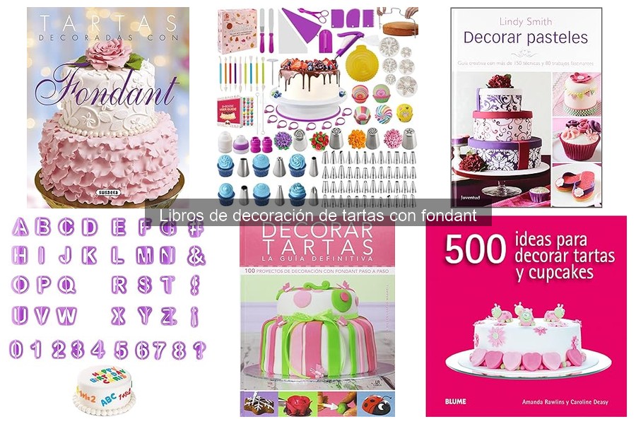Técnicas Avanzadas de Decoración con Fondant en Libros Especializados