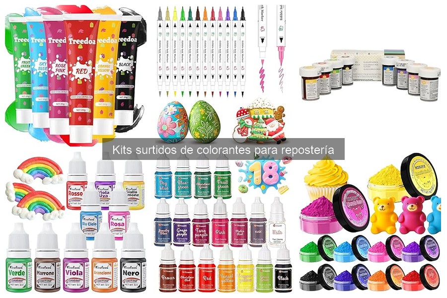 Tendencias en colorantes para decorar tartas en 2023