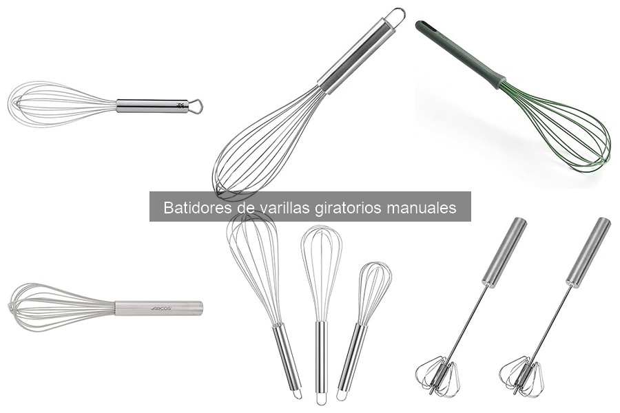 Testimonios sobre batidores de varillas manuales en cocina