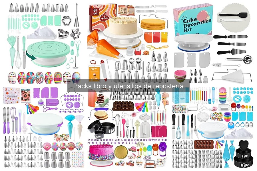 Testimonios sobre Packs de Utensilios y Libros de Repostería