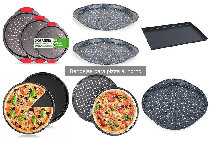 Tipos de bandejas para pizza al horno: características y más