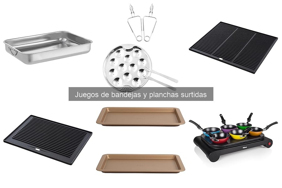 Tipos de bandejas y planchas para repostería en casa