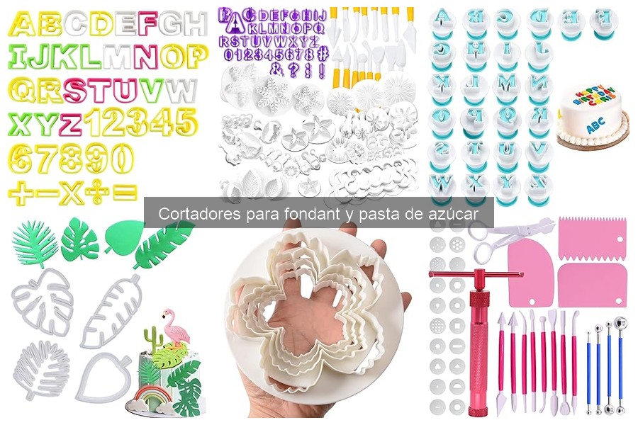 Tipos de cortadores para fondant: guía completa de formas y materiales