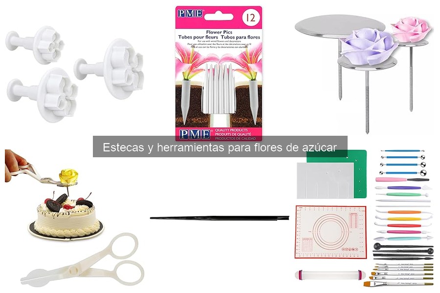 Tipos de estecas para decorar tartas: guía completa