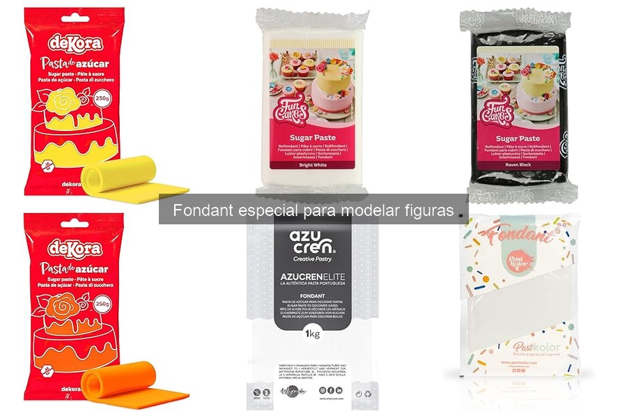 Tipos de fondant para modelar figuras: Guía completa