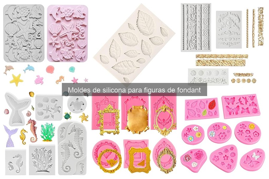 Tipos de Moldes de Silicona para Figuras de Fondant