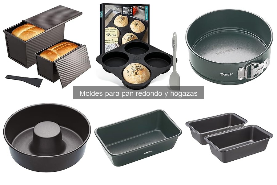 Tipos de moldes para pan redondo y hogazas: guía completa