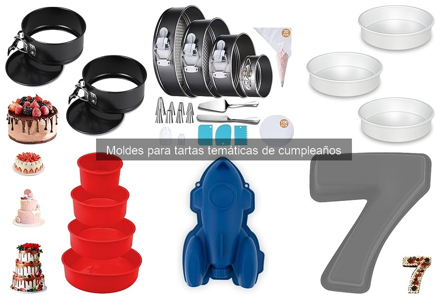 Tipos de moldes para tartas de cumpleaños para sorprender
