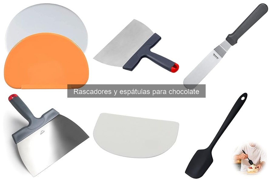 Tipos de Rascadores y Espátulas para Chocolate en Casa