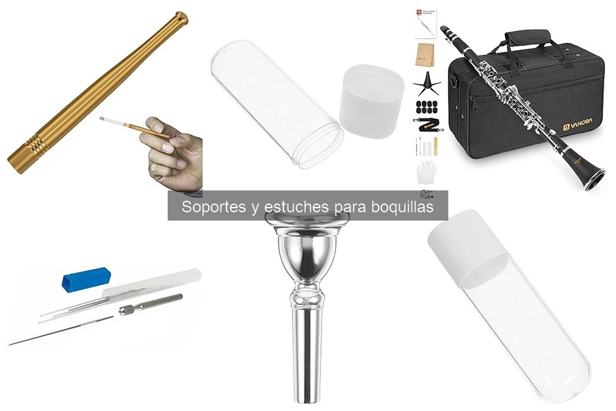 Tipos de soportes y estuches para boquillas en repostería