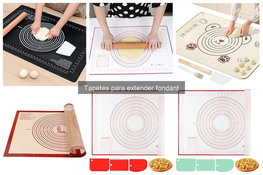 Tipos de tapetes para extender fondant: guía completa