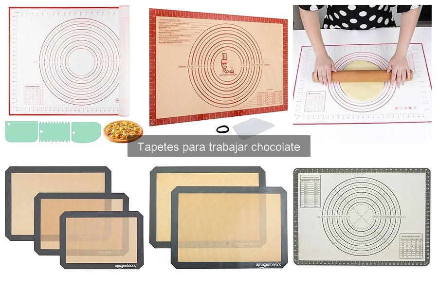 Tipos de tapetes para trabajar chocolate: guía completa