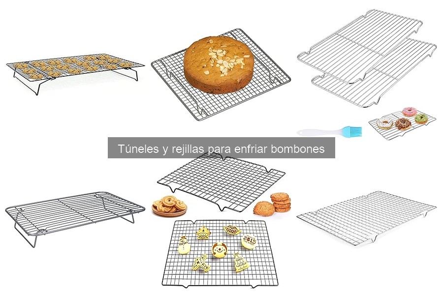 Tipos de túneles y rejillas para enfriar bombones