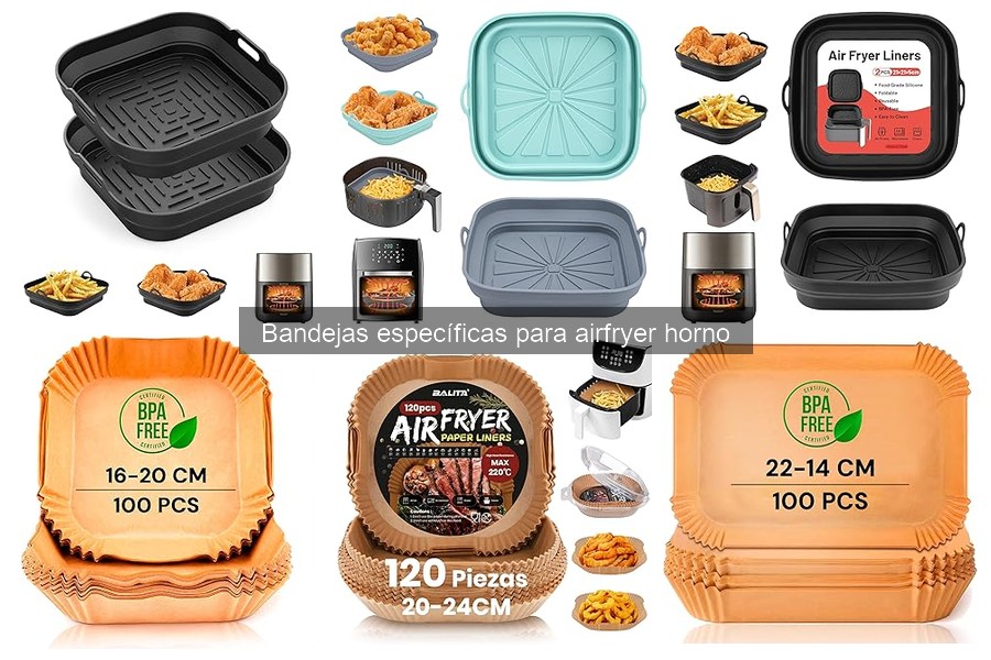 Todo sobre bandejas para airfryer: características y funciones
