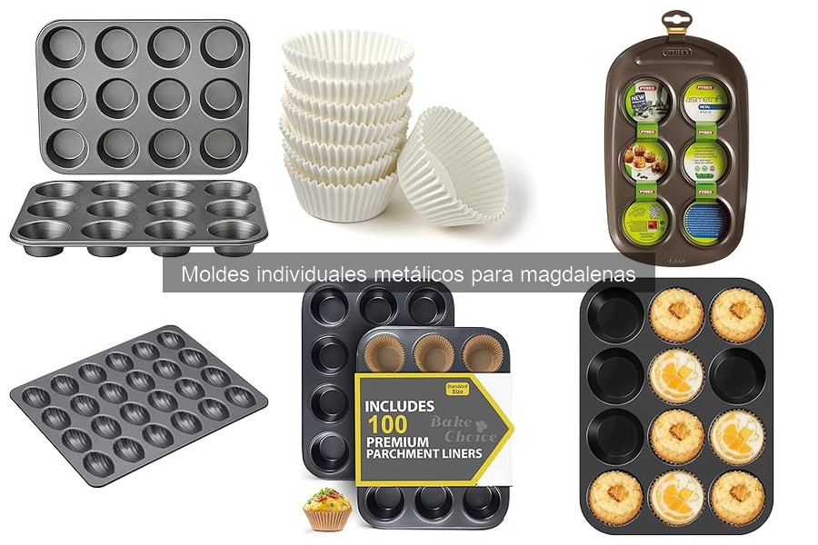 Trucos para usar moldes metálicos de magdalenas sin que se peguen