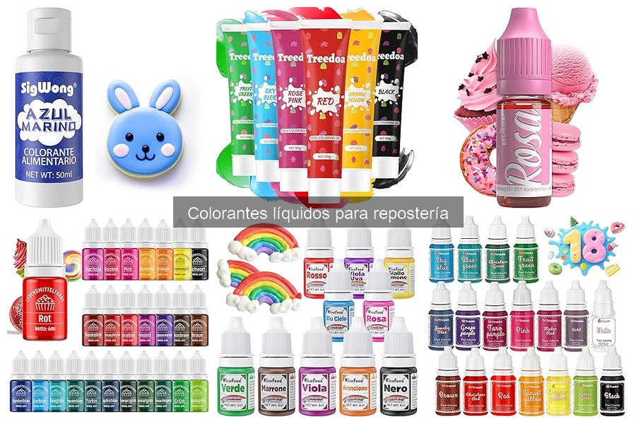 Uso seguro de colorantes líquidos: ¿son tóxicos para tu repostería?