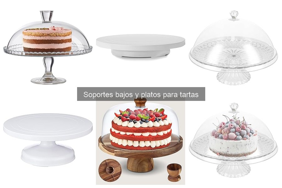 Usos creativos de los platos para tartas en repostería