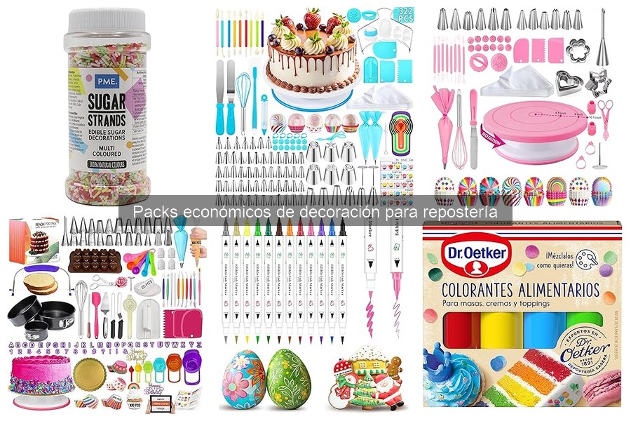 Ventajas de Packs Económicos de Decoración para Repostería