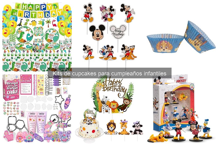 Ventajas de usar kits de cupcakes para cumpleaños infantiles