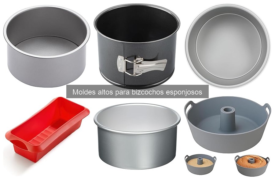 Ventajas de usar moldes altos para bizcochos esponjosos