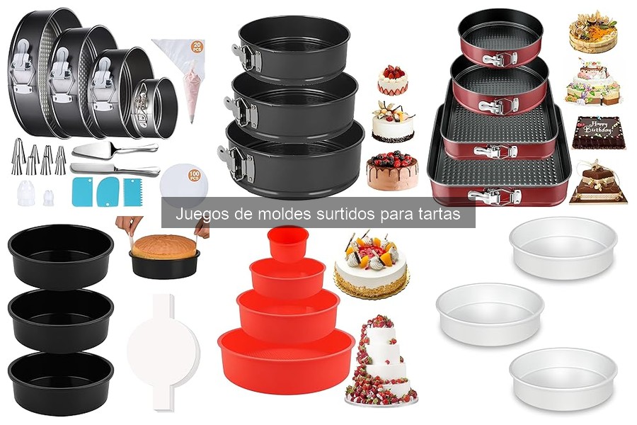 Ventajas de Usar un Juego de Moldes Surtidos para Tartas