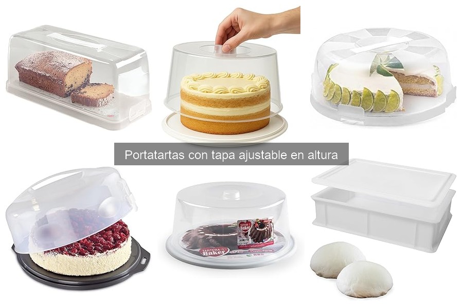 Ventajas del Portatartas con Tapa Ajustable en Altura