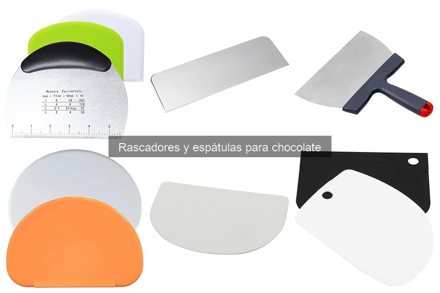 Ventajas y desventajas de rascadores y espátulas de chocolate